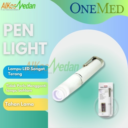 PENLIGHT LED PUTIH ONEMED PENA SENTER ALKES MEDAN ALKESMEDAN