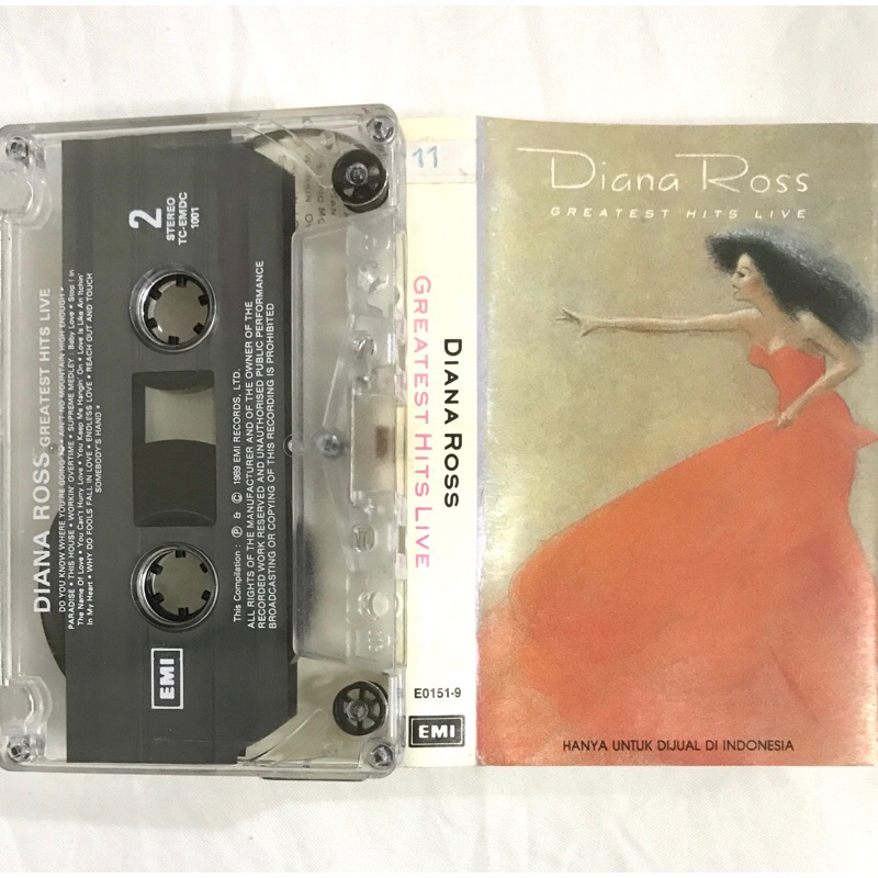 Kaset pita Diana Ross Greatest Hits