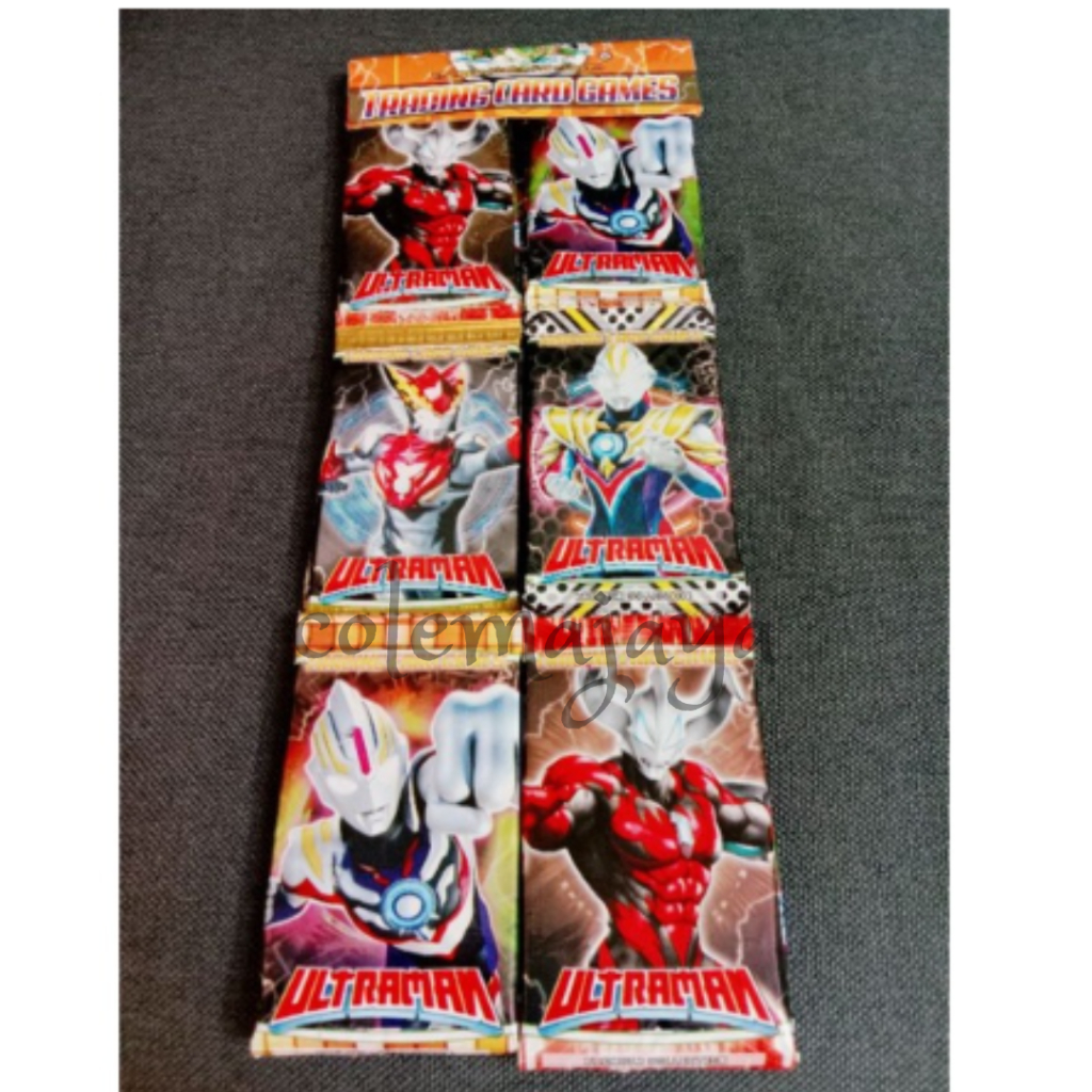PROMO MAINAN TERMURAH|MAINAN KARTU ULTRAMAN/TRADING CARD ULTRAMAN|MAINAN ANAK KARTU TRADING CARD ULT