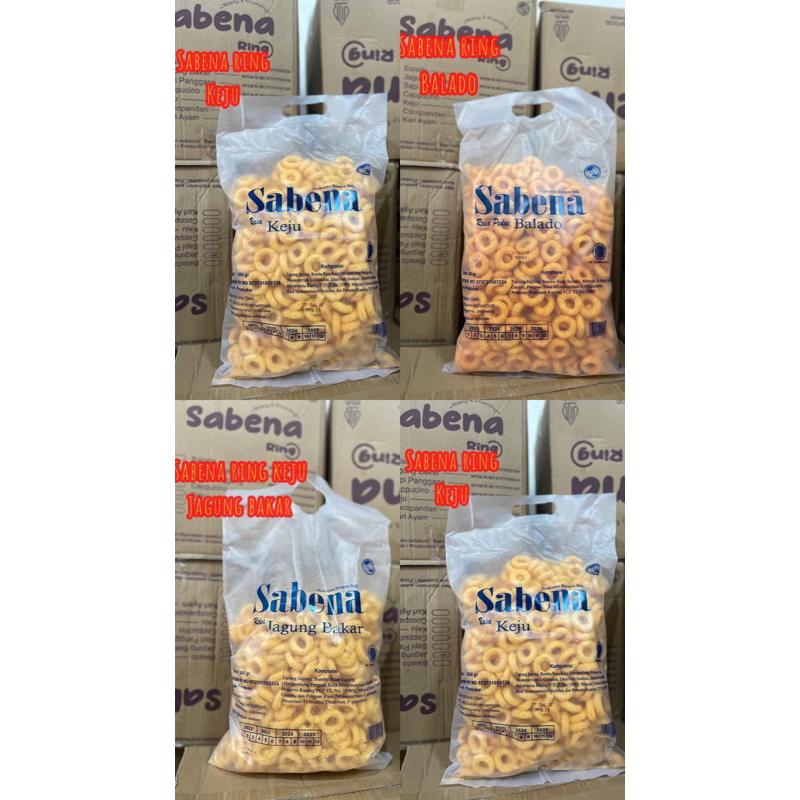 

Sabena Ring (Keju / Jagung Bakar / Sapi Panggang / Balado)