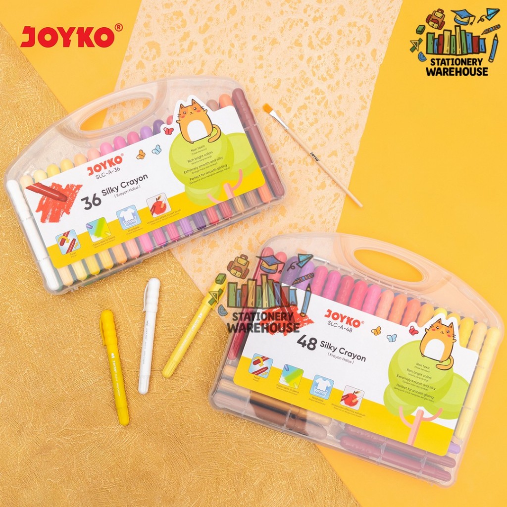 

Adn Silky Crayon Krayon Halus Joyko SLC-A SLC-A-12 SLC-A-24 SLC-A-36 SLC-A-48 12 , 24 , 36 dan 48