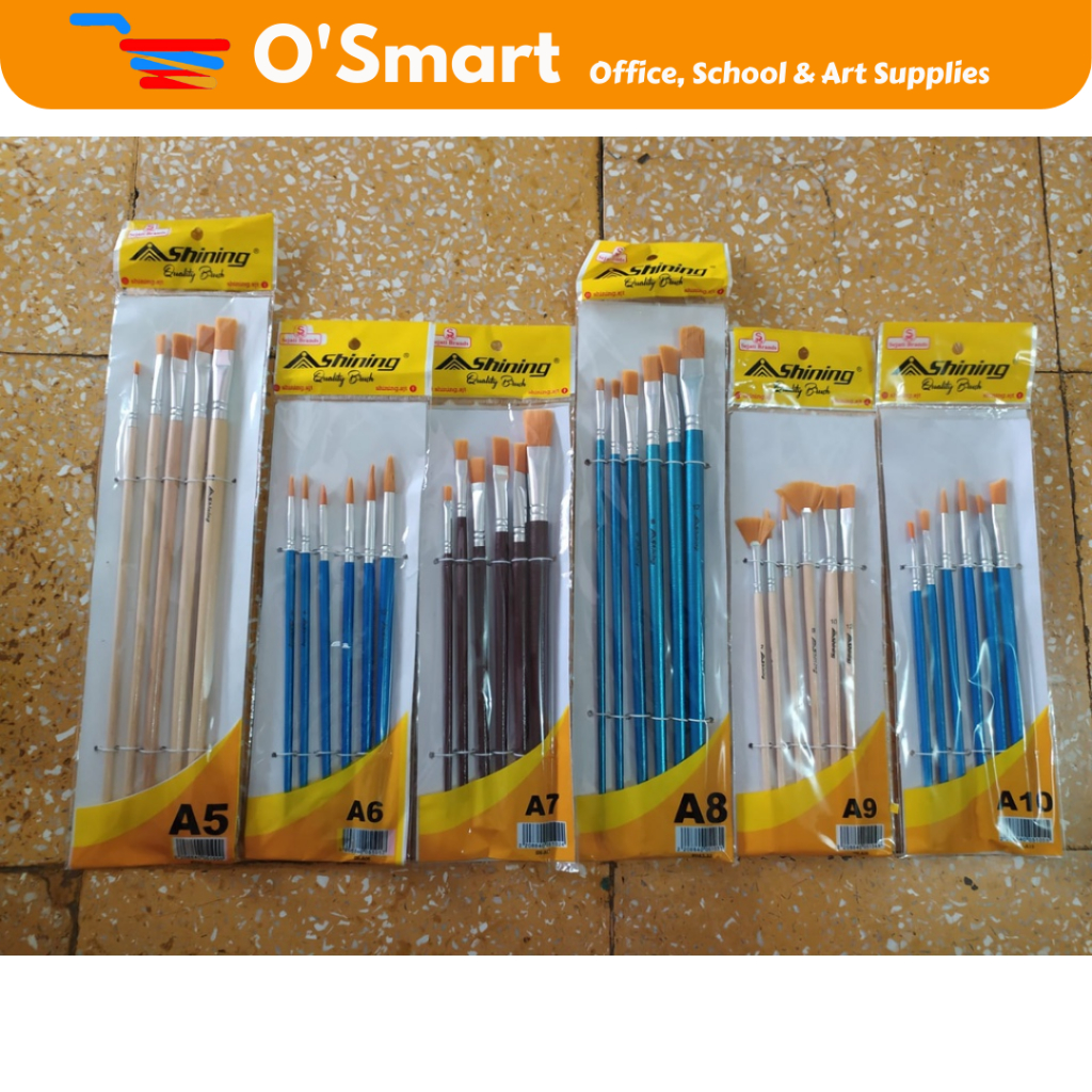 

KUAS LUKIS SHINING SATU SET