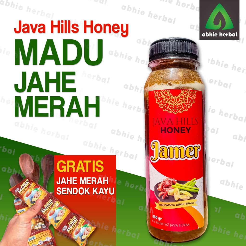 

Madu Jahe Merah Herbal Java Hills Honey