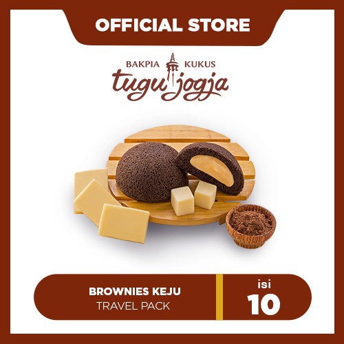 

HOT Product Bakpia Kukus Tugu Jogja Brownies Keju Travel Pack