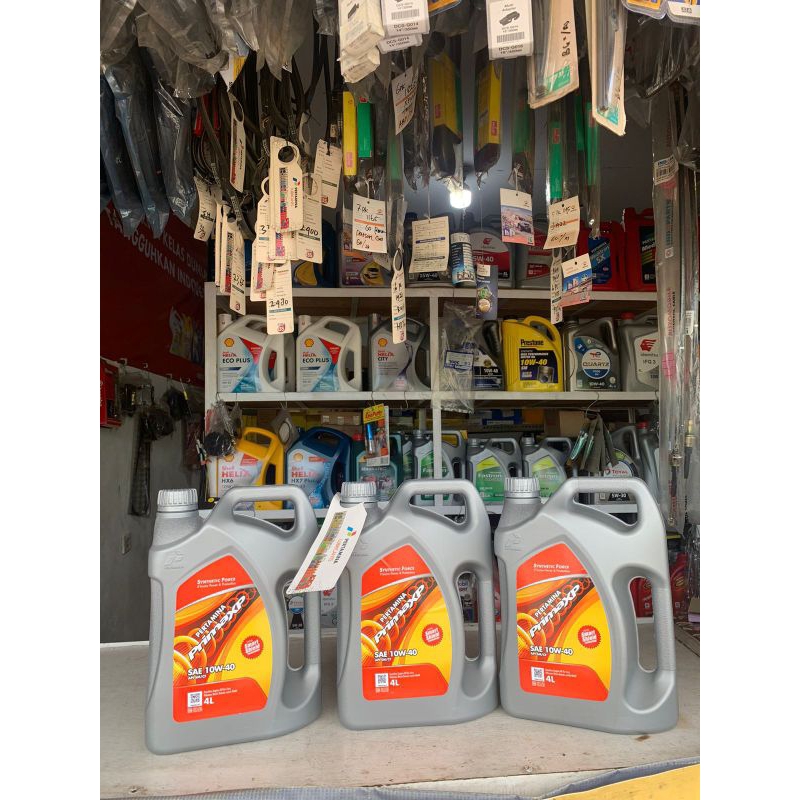 OLI MESIN MOBIL OLI PRIMA XP SAE 10W-40 4LITER/GALON ASLI ORIGINAL PERTAMINA