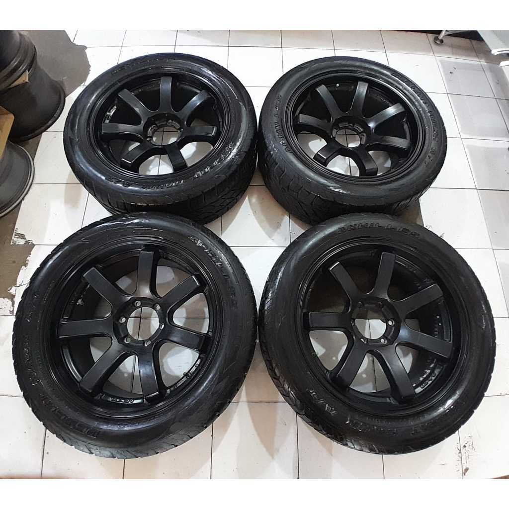 [ PROMO ] VELG MOBIL SECOND LENSO RING 20 LOBANG 6X139,7 PAJERO DLL