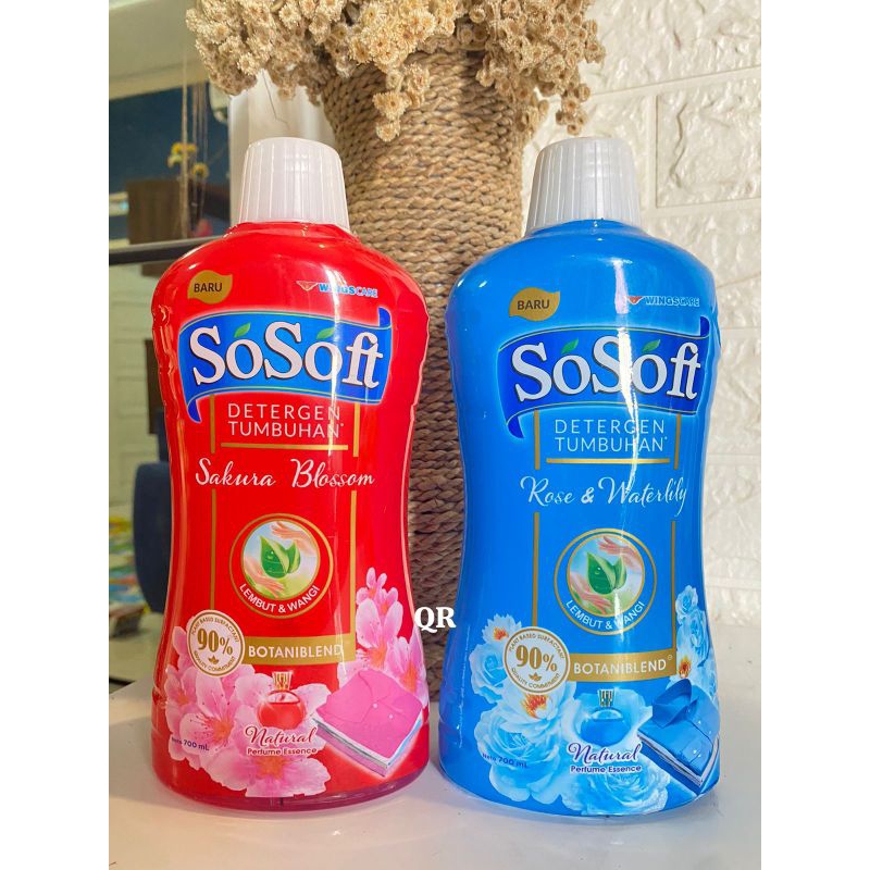Sosoft Detergen Cair Botol 700ml | Detergen Liquid