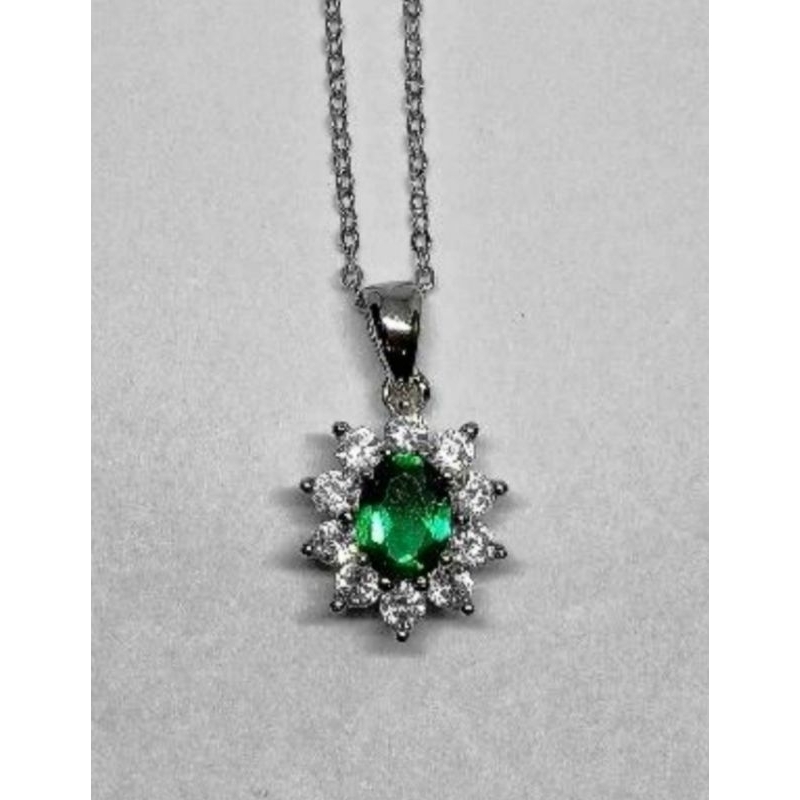 [Luxe Jewellery] 3-Kalung Moissanite Wanita 1 Carat | Moissanite Women Necklace 1 Carat