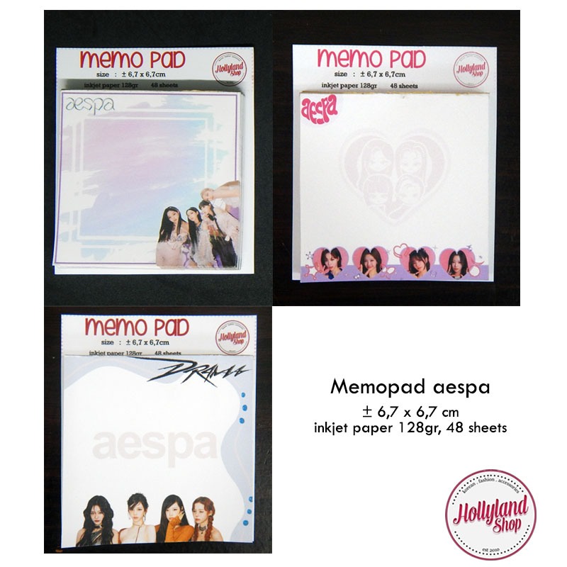 Memopad / Notepad KPOP aespa