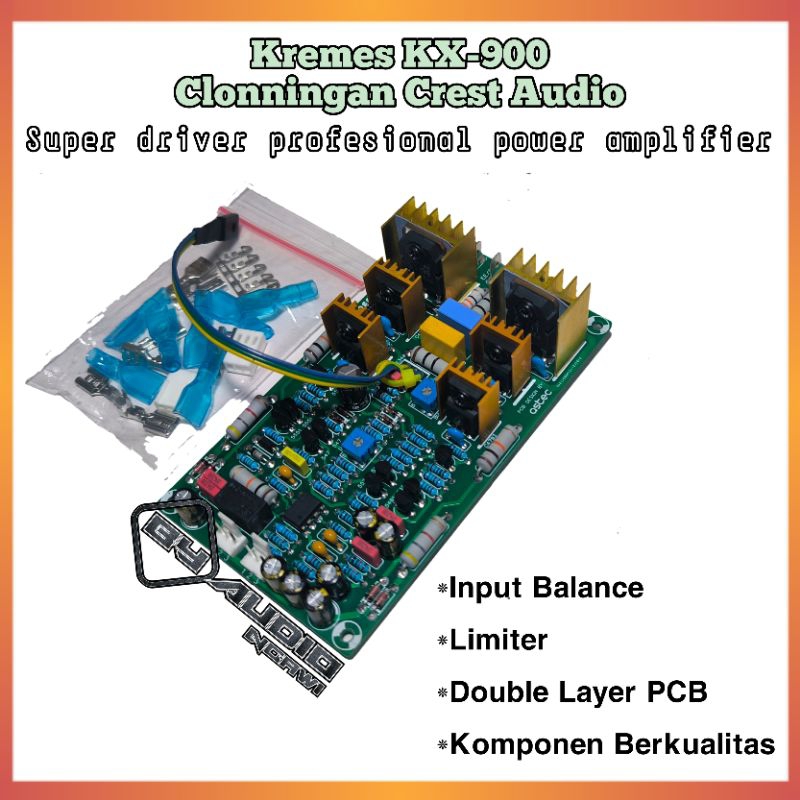 Kit Driver Kremes KX-900 | Power Amplifier Crest Audio | PCB by Astec