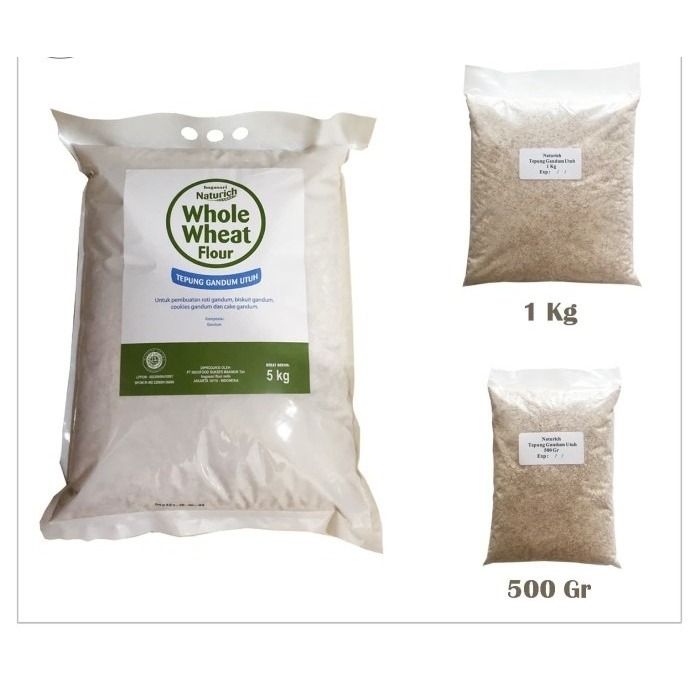 

NATURICH TEPUNG GANDUM UTUH ECER 500GR,U/ROTI/CAKE ANEKA MAKANAN