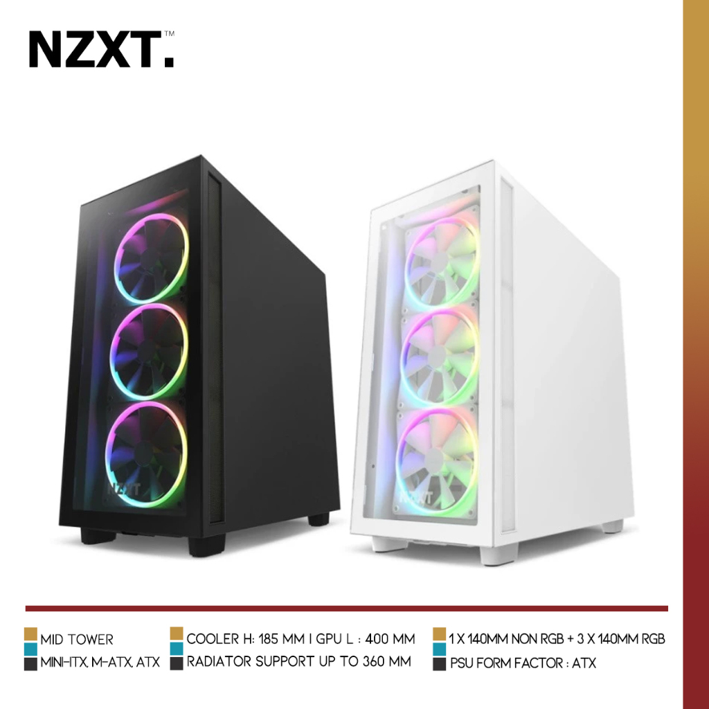 NZXT H7 Elite | Premium Mid-Tower Case