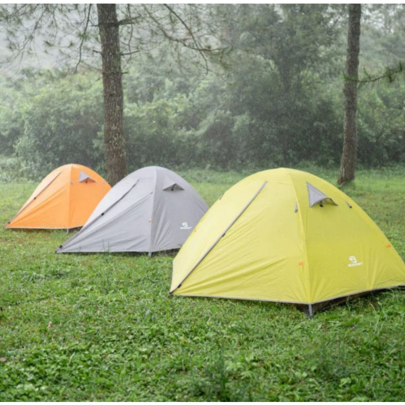 TENDA CAMPING ULTRALIGHT BESSPORT BASSIC 2P FRAME ALLOY / Tenda Bessport Alloy Tenda Murah Double La