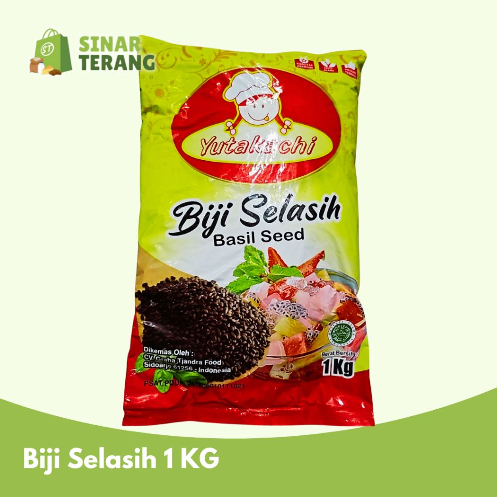 

Biji Selasih Yutakachi 1kg / Basil Seed Import per 1 kg GROSIR KILOAN