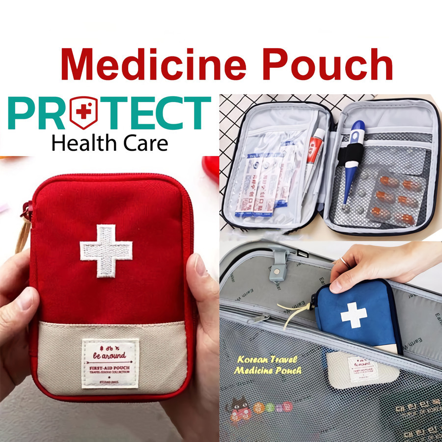 Medicine Bag First Aid Travel / Pouch Tas Obat Mini
