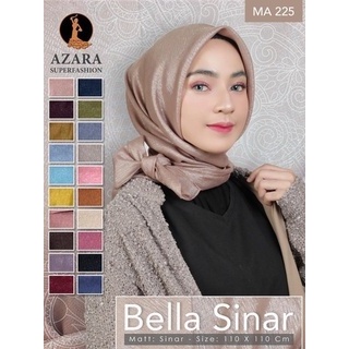 JILBAB AZARA SEGI EMPAT LASER CUT / BELLA SINAR GLOWING AZARA LASERCUT / HIJAB SEGI EMPAT SINAR AZAR