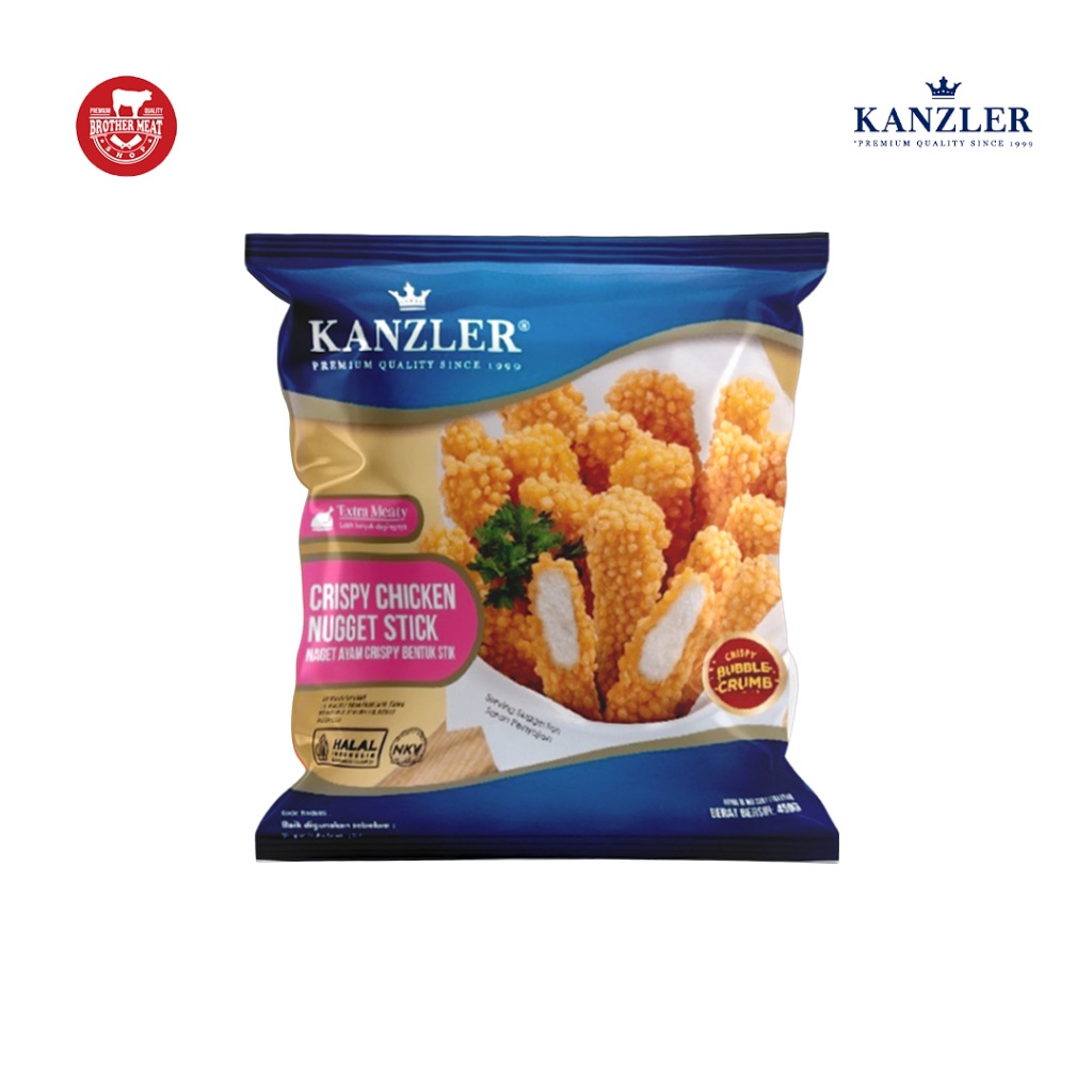 

MALL Kanzler Crispy Chicken Nugget Stick 45gr Halal