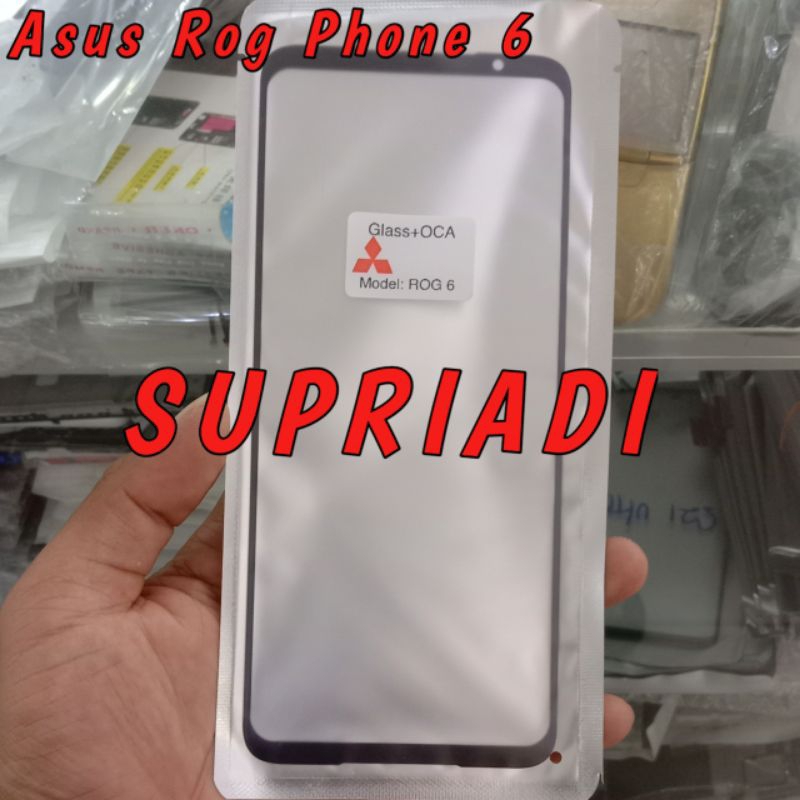 Kaca+Oca Asus ROG Phone 2 3 5 5s 6 New Kaca Depan Kaca Lcd+Oca Asus Rog Fhone 2 3 5 6 5s Terbaru