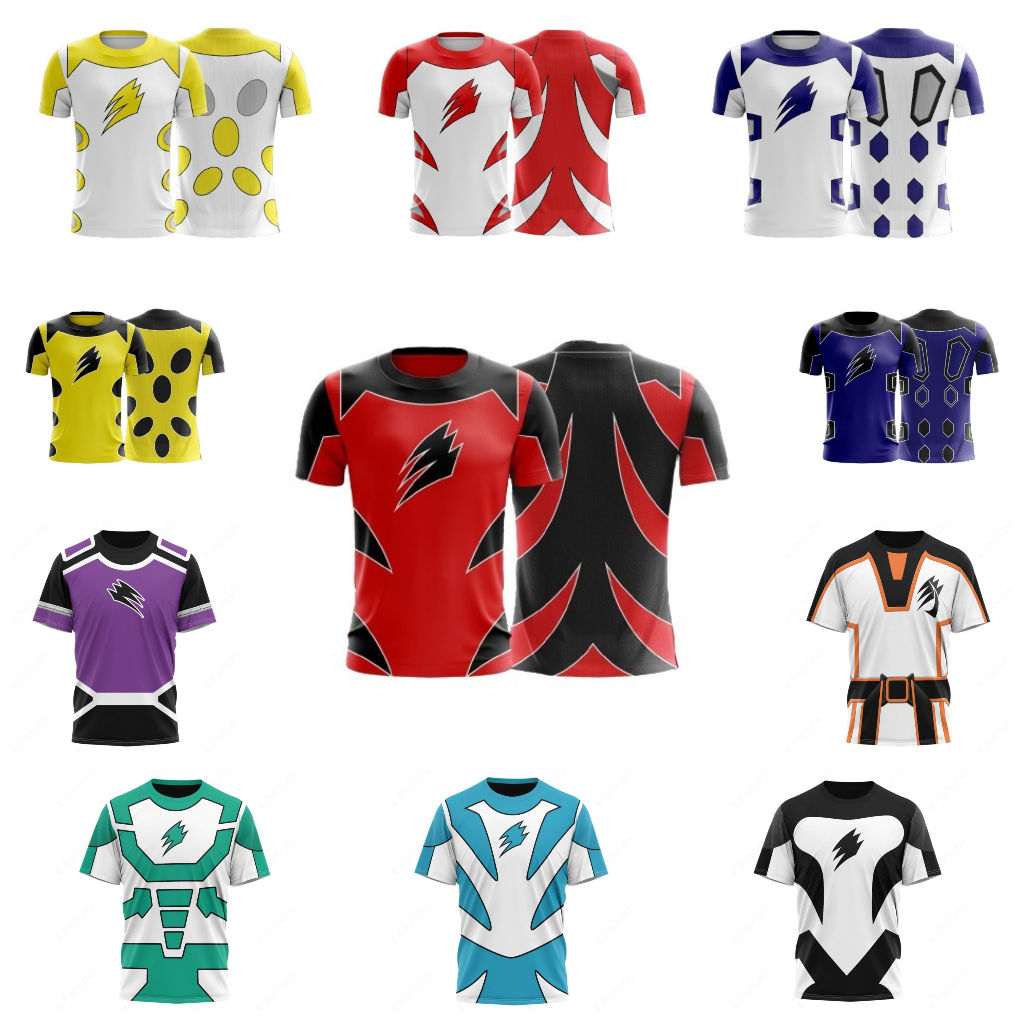 Kaos Power Rangers Jungle Fury Kaos Anak Juken Sentai Gekiranger Super Sentai Kaos Power Rangers Sub