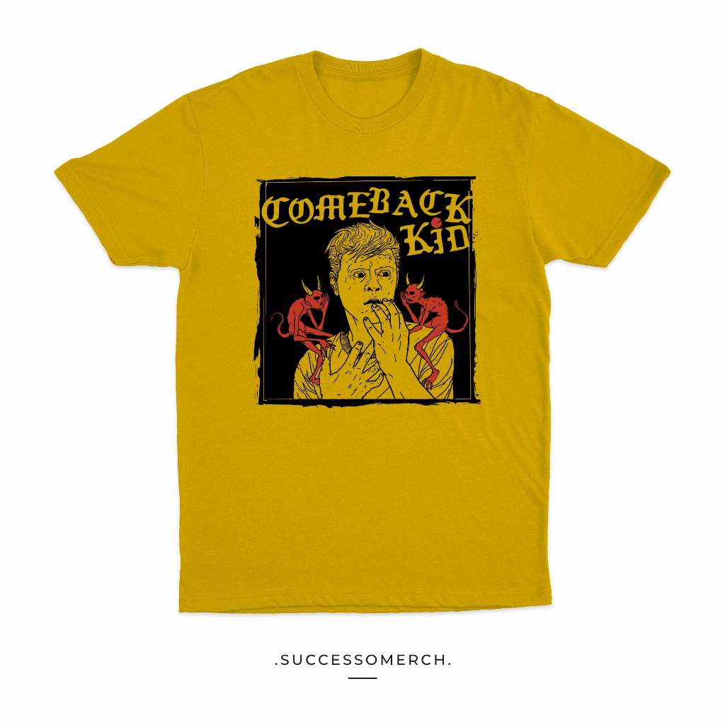 kaos band COMEBACK KID hc - tshirt COMEBACK KID - kaos hardcore - bootleg