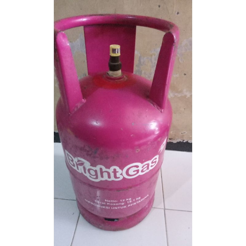 tabung gas pink 12kg kosong/ isi
