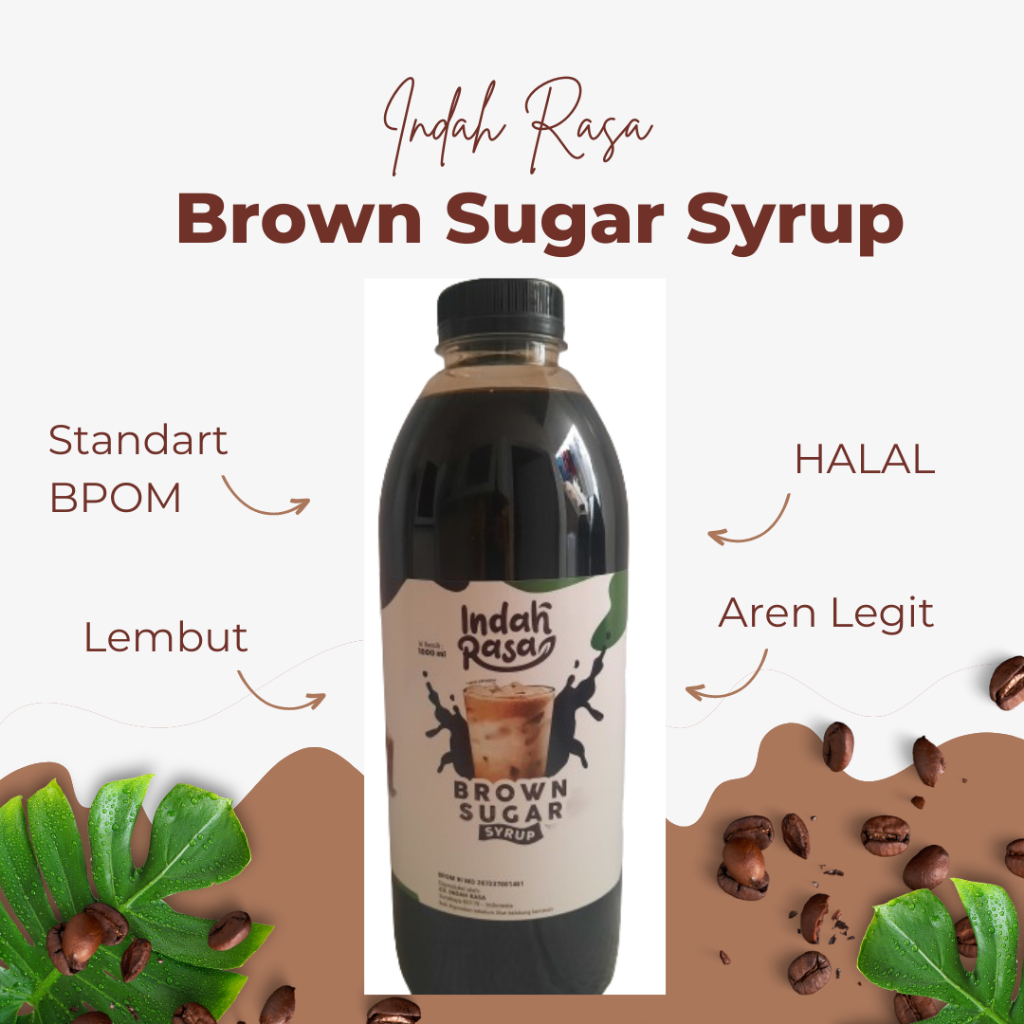 

Brown Sugar Syrup 1 Liter Aren Cair Enak Kualitas BPOM