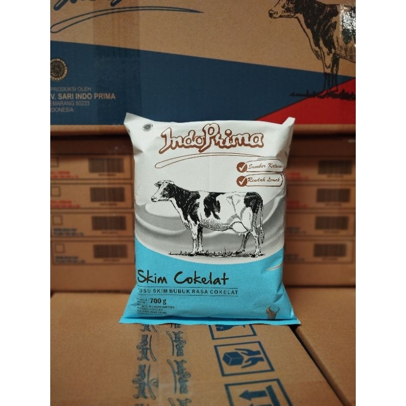 

susu bubuk diet indoprima skim COKLAT 700gram