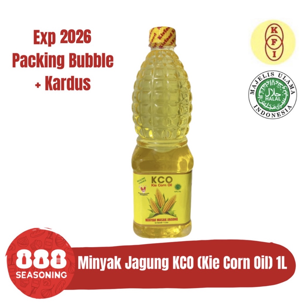 

Promo Hari Ini MINYAK MASAK JAGUNG KCO KIE CORN OIL HALAL 1L gas