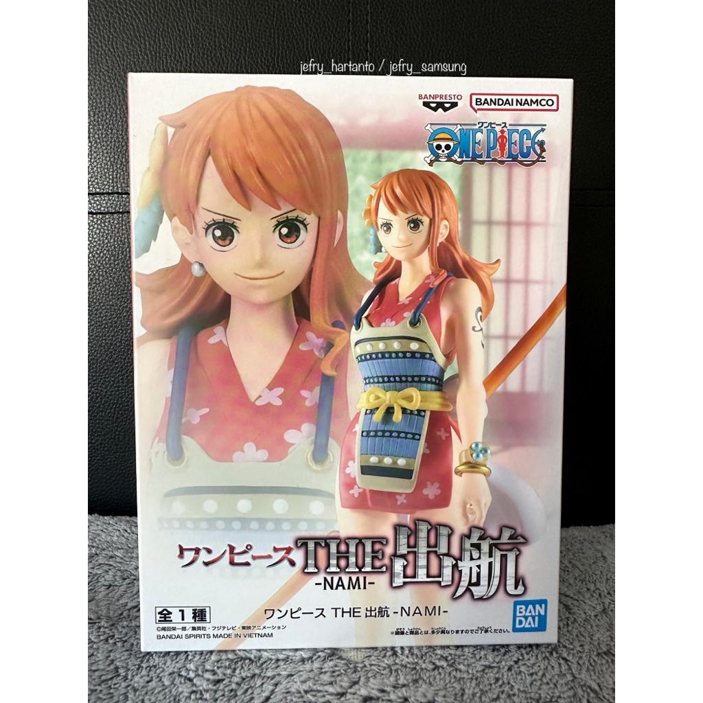 One Piece The Shukko Departure Nami Figure Original Banpresto Bandai Namco Japver MISB Hadiah Koleks