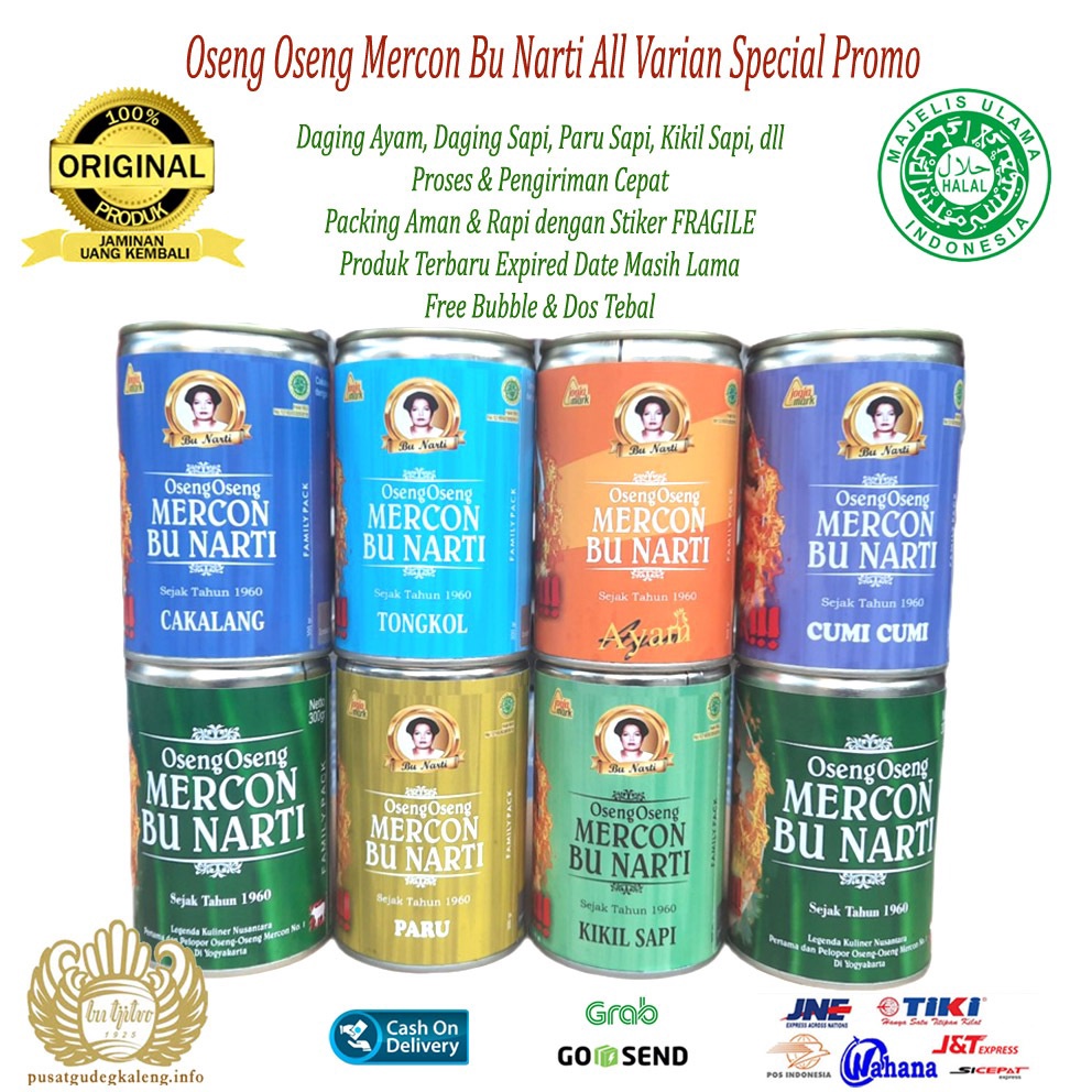 

Star 1212 Oseng Oseng Mercon Bu Narti Khas Jogja All Varian Special Promo 3 Gram serbuuu