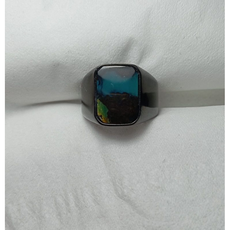batu bacan maBacan kembang pancawarna natural