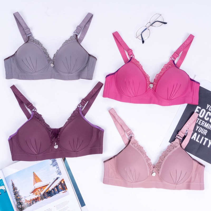 [1 PCS] PIAOLI 66 PL66 - BRA PIAOLI BH Piaoli 66 uk 36 - 42 Busa Tanpa Kawat Kait 3 Cup B