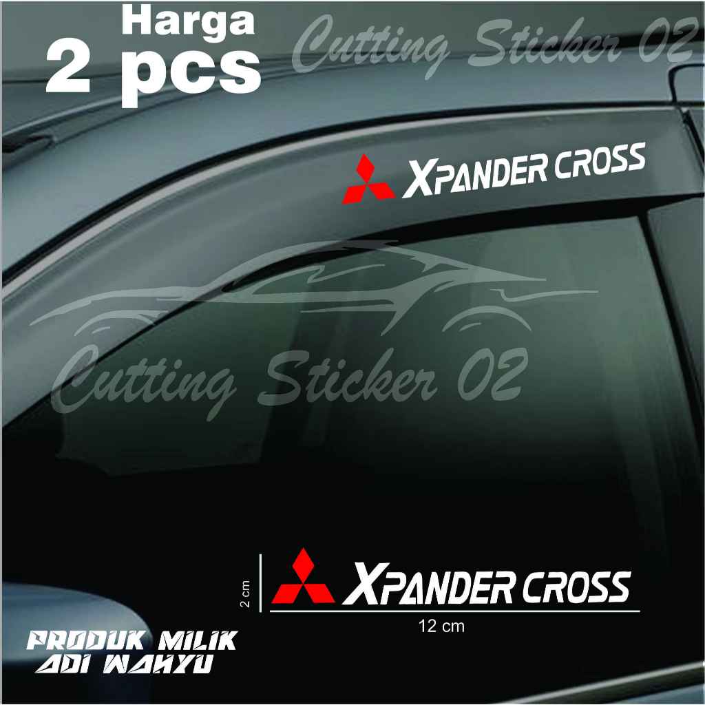 Cutting sticker talang air xpander cross sticker cover talang air mobil mitsubishi xpander cross 2pc