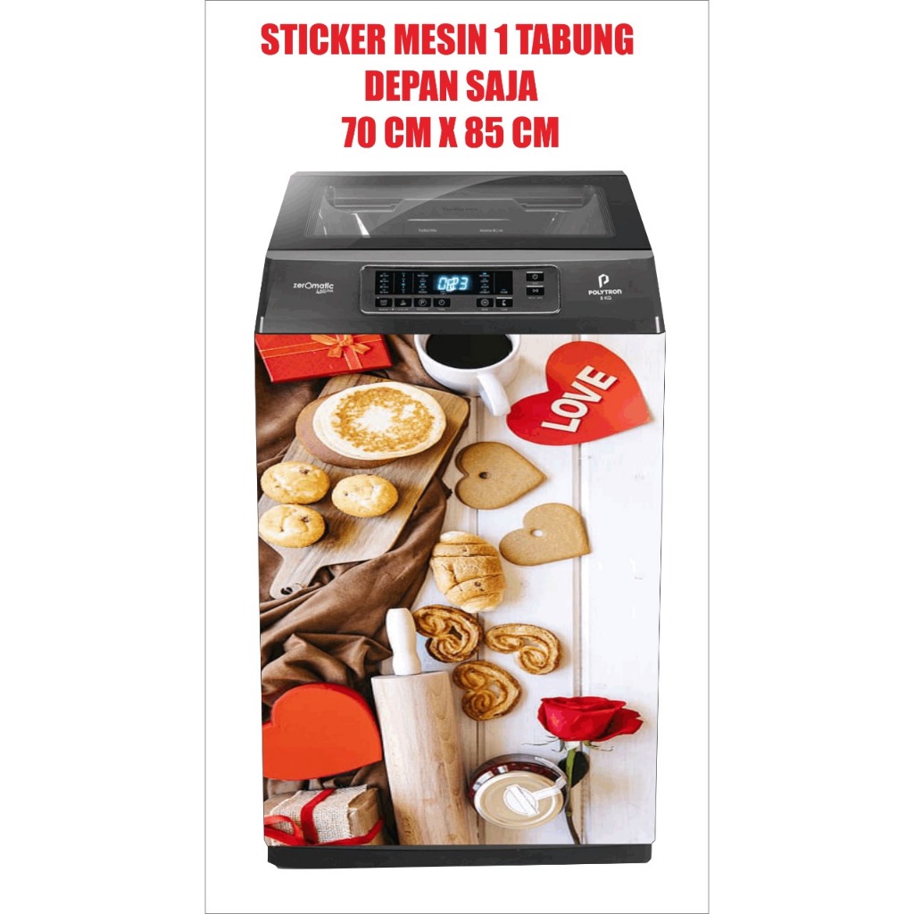 STIKER MESIN CUCI SATU TABUNG