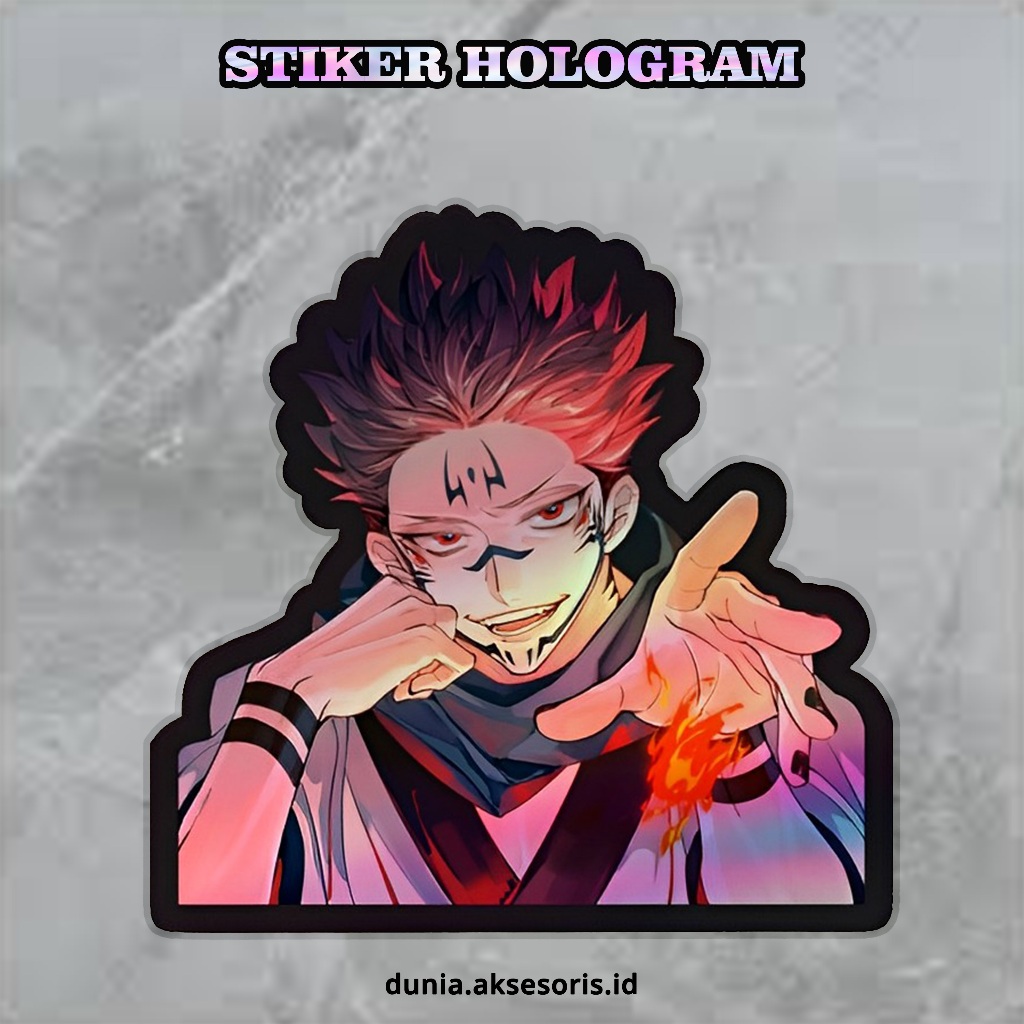 

Stiker Hologram Sukuna Jujutsu Kaisen | Stiker Anime | Stiker Hp4