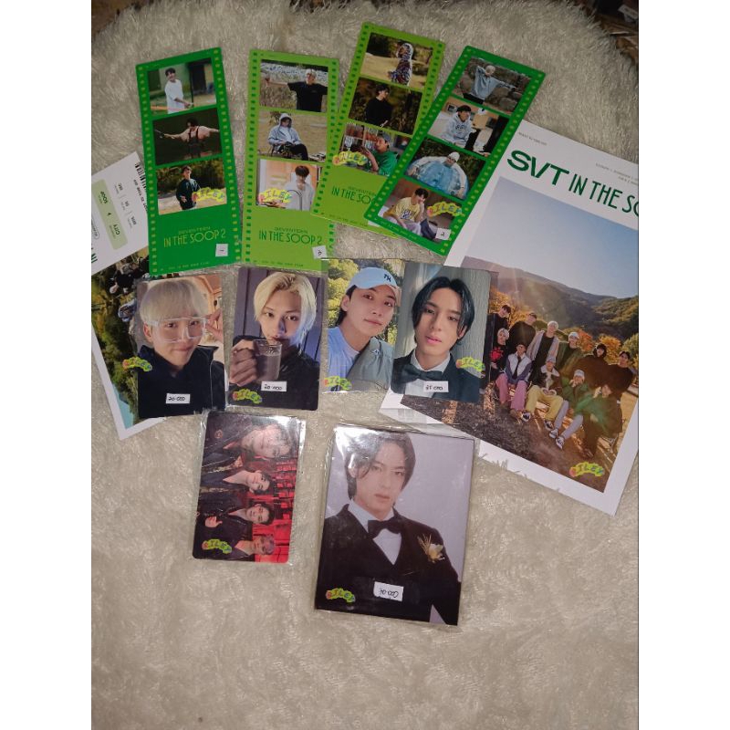 Raedy Stock PC Minggyu Carat vers, PC Seungkwan, PC jun, Photostrip set Seventeen In The soop