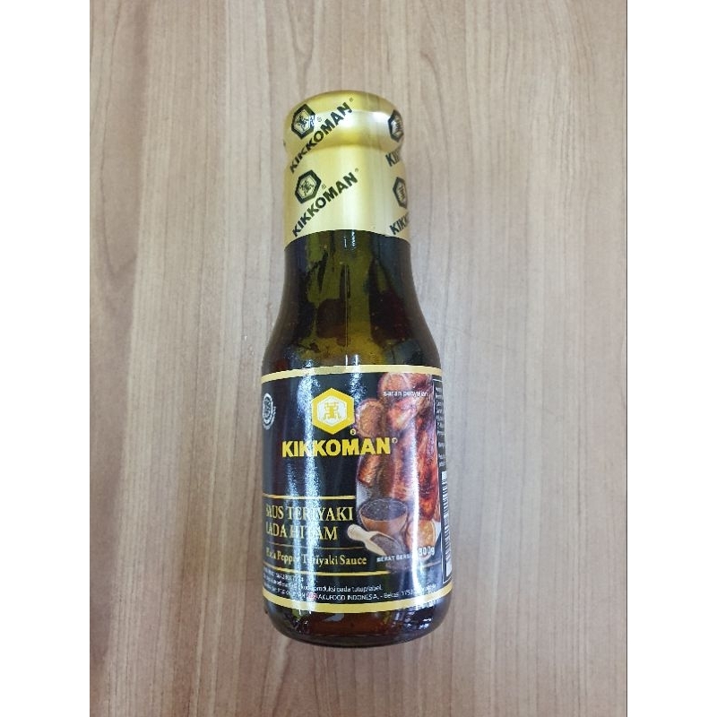

Kikkoman saus teriyaki lada hitam 300g