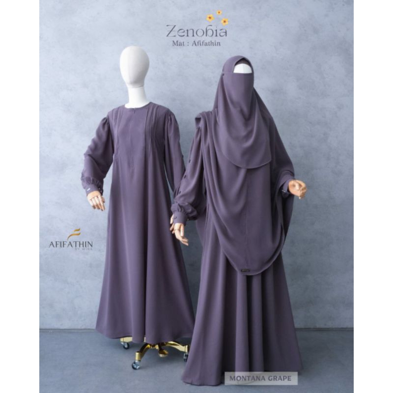 Set gamis Zenobia by Afifatin