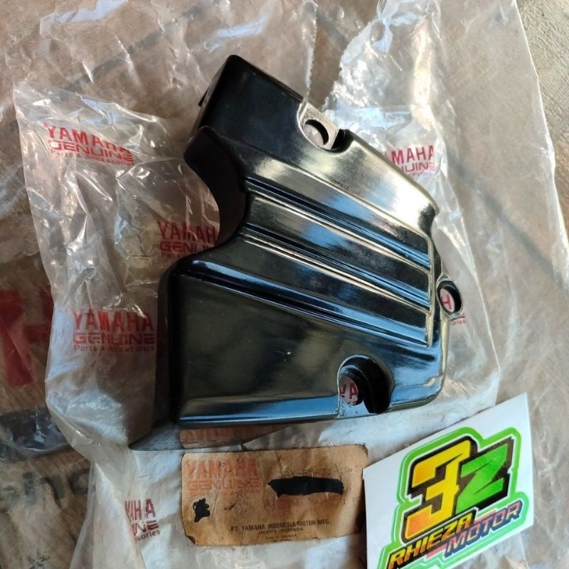 Cover crankcase tutup gir gear depan alfa sigma champ 3AY hitam yb original ygp nos / 3AY-F5431-10-3