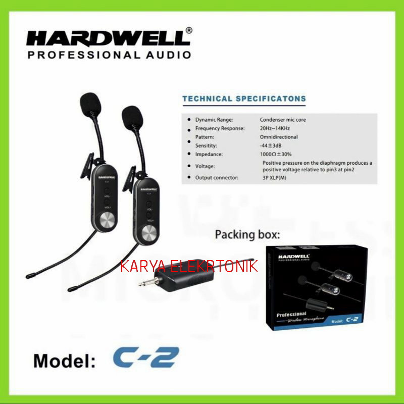 mic wireless hardwell C-2 C2