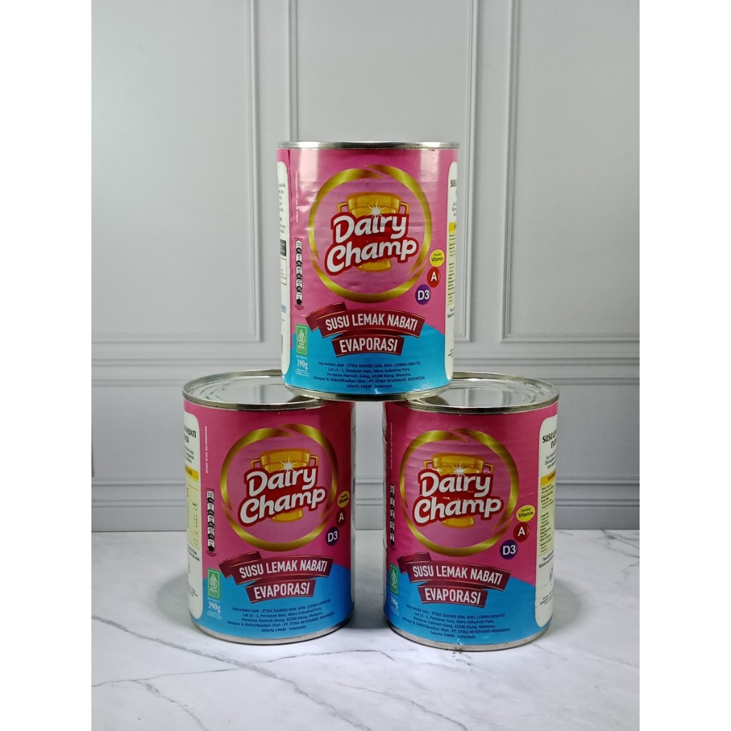 

Dairy Champ Susu Lemak Nabati Evaporasi 390 gram