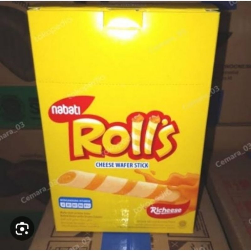 

Snack Nabati rolls 500 per box