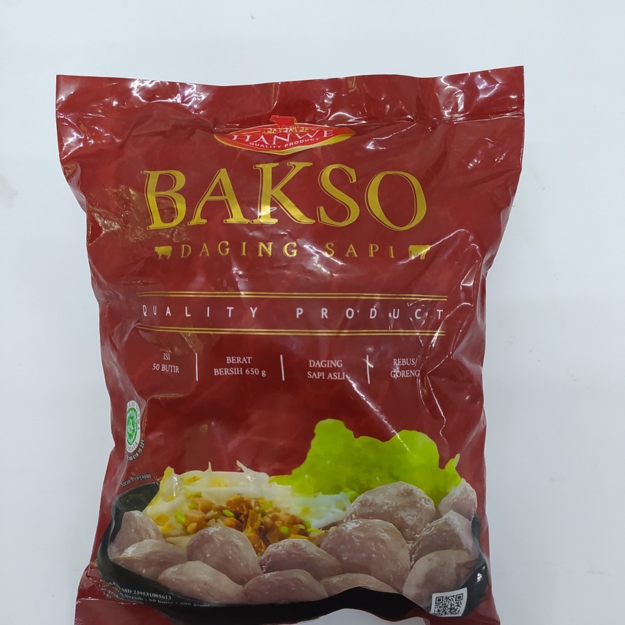 

Meatball 650 gram - bakso sapi hanwe