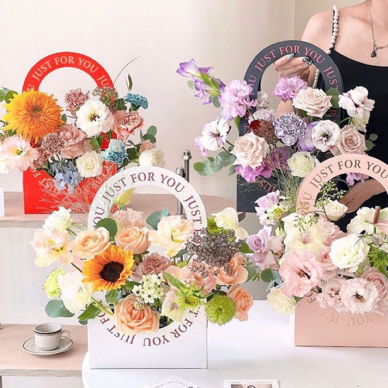 

Flower Box Flower Bag Tas Bunga Paper Bag Bunga Estetik Lucu Korean