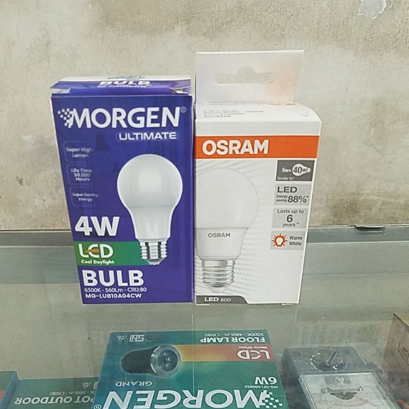 MORGEN ULTIMATE 4w / Osram bohlam Lampu led 5w watt