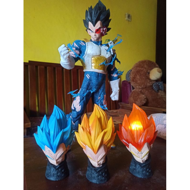 Action figure Recast LX Studio Vegeta 4 Head not Banpresto Dragon ball
