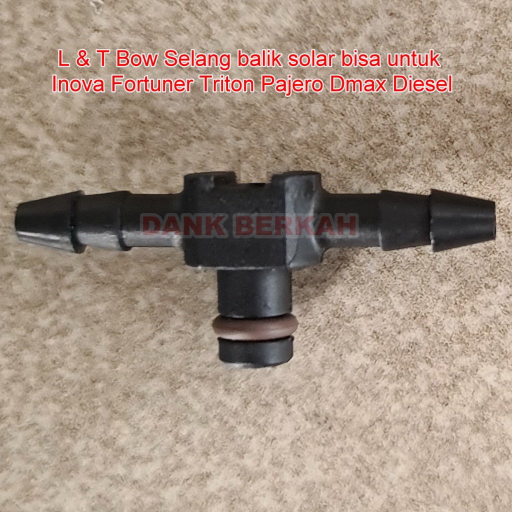 Pipa T Leak T Bow Selang balik solar Inova Fortuner Dmax Triton Pajero Diesel