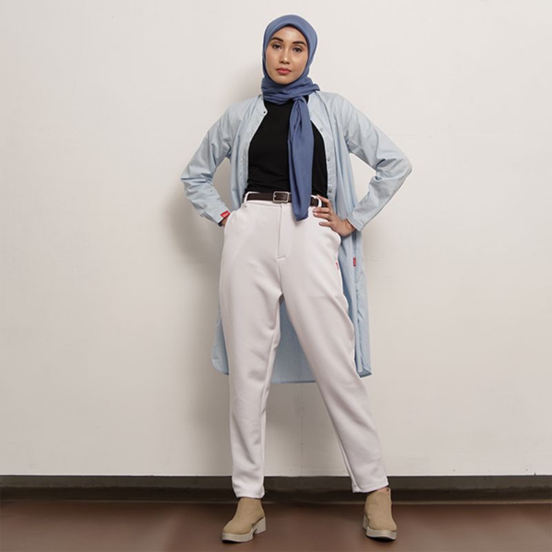 Celana Pants Dauky Celana panjang Straight scuba kancing dauky