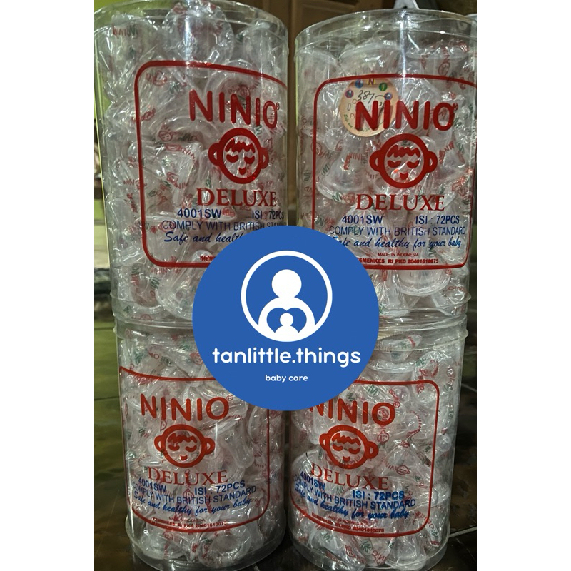 Ninio Dot Nipple Silikon / Silicon Botol Susu Ukuran Size M