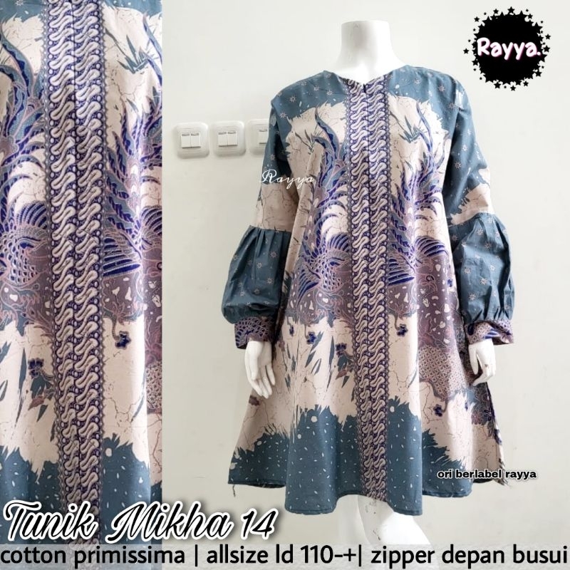 Tunik batik mikha 14 ori rayya batik
